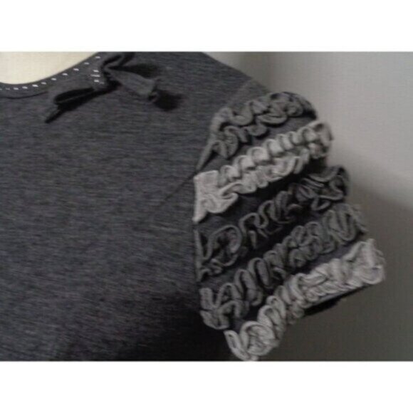 NEW Mele Acerbe SZ 38 (Girls SZ 12/14) Gray Made In Italy Dress MSRP $128 - Picture 9 of 10